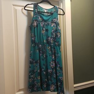 Green flowy summer dress. Maurices size medium
